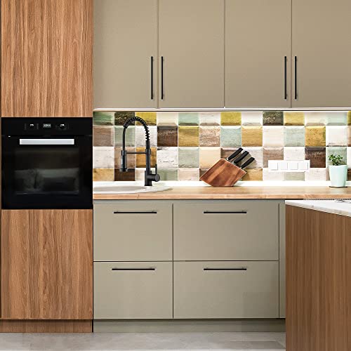 Ravinte Matte Black Cabinet Handles 10" Length,7-1/2" Hole Center,10 Pack - size: 10 Inch（7-1/2 Inch Hole Center）