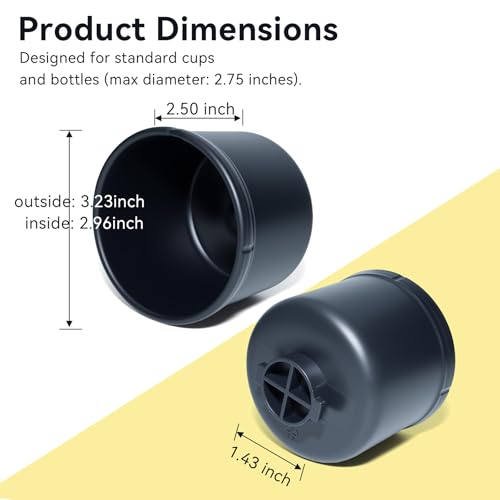 Cup Holder Replacement for Safety 1st EverFit/Grow and Go, for Maxi-COSI Pria, and for Cosco All-in-One Car Seats (Model C6577 & C6474) | Injection Molded OEM Quality Cup Holder (1 PCS) - size: 1 PCS