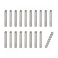 uxcell 3x20mm Dowel Pins, 50pcs 304 Stainless Steel Round Head Flat Chamfered End Dowel Pin Bunk Bed Pins Shelf Pegs Support Shelves Fasten Elements - size: 3x20mm