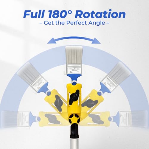 Upgraded Locking Design Multi-Angle Paint Brush Extender Holder