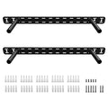 2pcs Floating Shelf Bracket Heavy Duty Hidden Metal Brackets for Shelf,Invisible Shelves Hardware Without Jig (16" x 6" x 1.5" Without Tools) - size: 16" x 6" x 1.5"