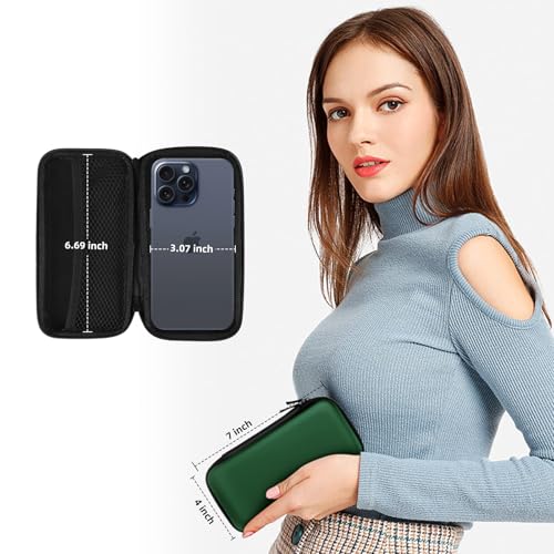 iMangoo Travel Essential Electronics Organizer Charger Case Carrying Pouch - color: Green, size: Small