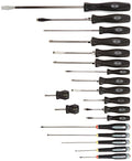Williams JHW100P-19MD 19 Piece Endurogrip and Supertorque Premium Mixed Screwdriver Set - style: 19 Piece Mixed