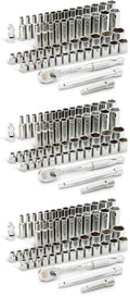 GEARWRENCH56 Pc. 3/8" Drive 6 Pt. 120XP Mechanics Tool Set, Standard & Deep, SAE/Metric - 80550P (Pack of 3) - size: 3/8" (Pack of 3), style: 56-piece kit