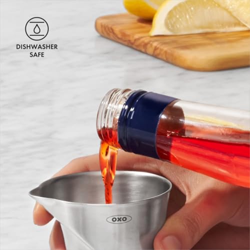 OXO Steel Angled Measuring Jigger - Stainless Finish