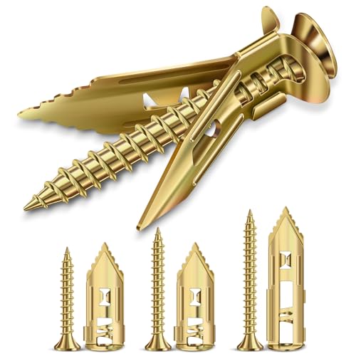 160Pcs 3Size Heavy Duty Self Drilling Drywall Anchors with Screws