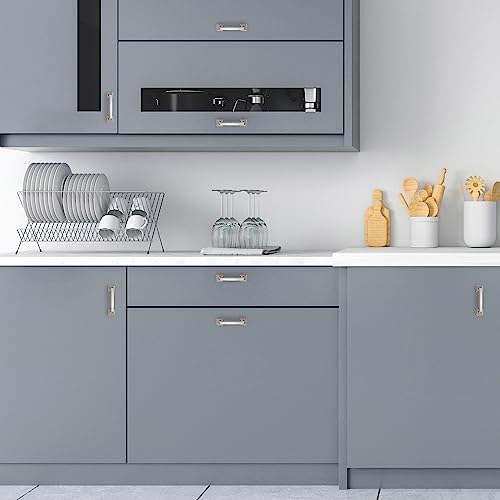 30 Pack Kitchen Cabinet Handles 3 Inch Brushed Nickel Cabinet Pulls - color: Brushed Nickel, size: 3 Inch Hole Centers
