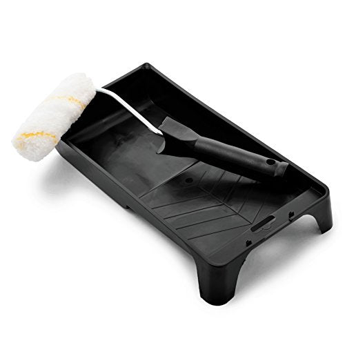 Bates Paint Tool Set - 4" Roller, Foam & Mini Rollers, Tray & Covers - style: Microfiber 4", 5 pcs