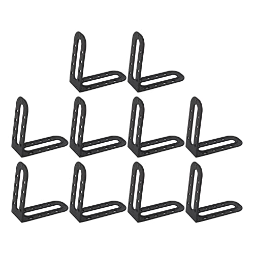 Professional Tile Leveling Spacer Kit, 90 Degree Angle, ABS Material, Black, 25 Pieces, for Floor and Wall Installation
