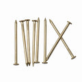 JEGONFRI 450PCS 1-1/4" x 16Ga Brass Plated Nails for Hanging Pictures - color: Gold, size: 1-1/4 In , 450 Pcs