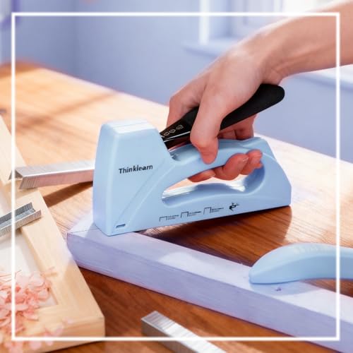 Light Duty Staple Gun for Wood, Upholstery Staple Gun for Classroom - color: Blue