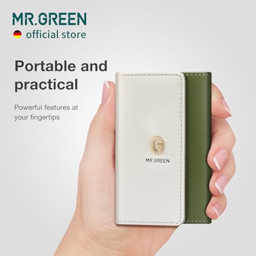 MR.GREEN Colorful Manicure Set Practical Pedicure Kits Nail Clippers Personal Care Tools Facial Hair Scissors with Fashion Case (Mr-6681 Green) - color: Mr-6681 Green