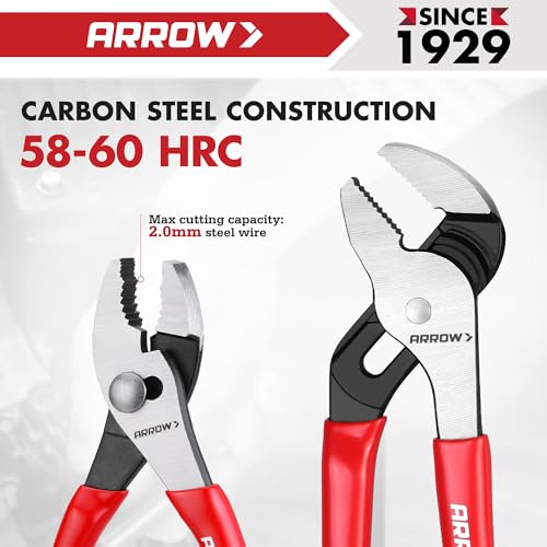 ARROW 3PCS Pliers Set, Premium Carbon Steel