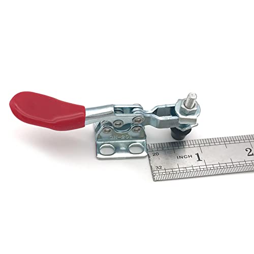Quick Release Horizontal Toggle Clamp Hold Down Hand Tool Horizontal Heavy Duty Push Pull Toggle Clamp… (201-16 PACK) - style: 201-16 PACK