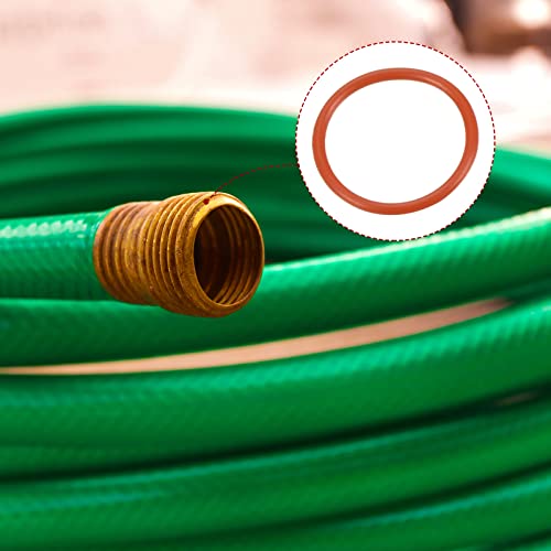 M METERXITY 30 Pack Silicone O-Rings - Garden Water Hose Rubber Sealing Gasket Ring, Soft & Elastic, Apply to Outdoor (10mmx12mmx1mm, Red) - size: 10mmx12mmx1mm