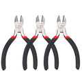 Wire Cutters Diagonal Cutting Pliers Mini Precision Side Cutter for Electronics Wire Cable Cutting, 3 Pack