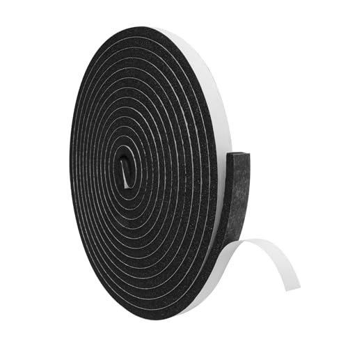 DGSL Foam Weather Stripping, 1/2" x1/4", 16.5Ft Door Window Seal Tape - size: 1/2In x 1/4In x16.5Ft
