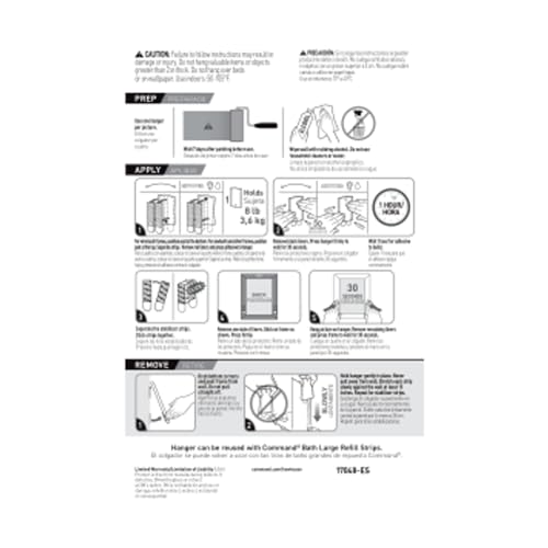 Command 8 lb Universal Hangers, 3 Hangers, 8 Strips - size: Jumbo, style: 3 Hangers