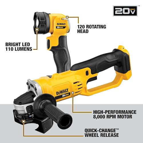 DEWALT 20V MAX Power Tools, 9 Cordless Tool Combo, Impact and Drill Driver, Oscillating Tool, Grinder,Circular and Reciprocating Saw,Right Angle Drill,Speaker,LED Light, 2 Batteries,Charger (DCK940D2) - style: Standard / (2 batts)