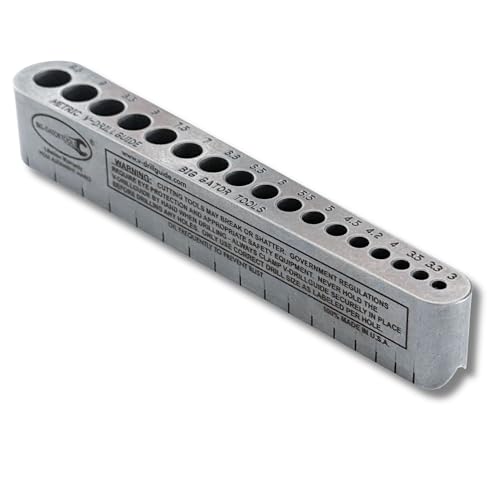 The Original V-DrillGuide®! Big Gator Tools MDG1000NP Metric Drill Guide (3-9.5mm)