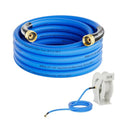 SPECILITE Female to Female Hot/Cold Garden Water Hose 20 ft x 3/4", Blue - color: 3/4" Female to Female Blue, size: 20 FT