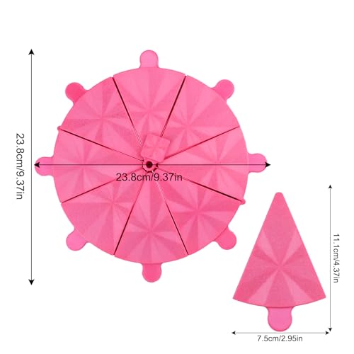 Round Diamond Painting Tray Kit,Diamond Art Drill Organizer for Beads & Rhinestones, Easy Sorting Tool for DIY Diamond Painting Kits
