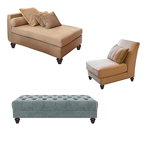 SHANJUE 3.5 Inch Wood Sofa Legs Replacement for Ottoman Cabinet, Set of 4 - size: 3.5 inch