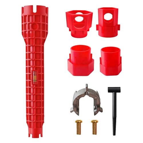 14 in 1 Multifunctional Wrench Faucet Sink Installer Tool, for Repairs Toilet, Sink, Bathroom, Kitchen Plumbing Installation