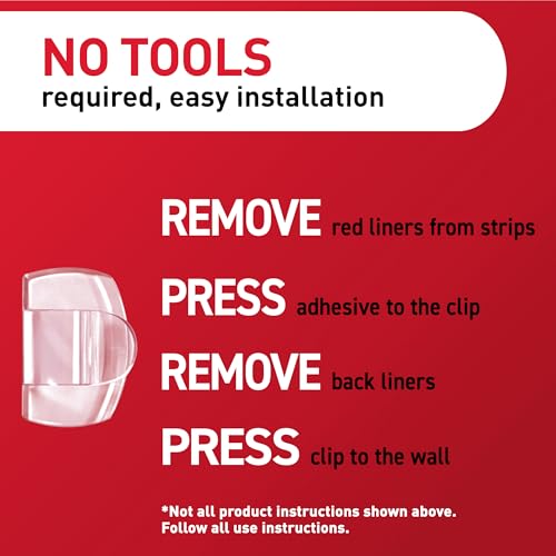 Command Outdoor Light Clips, Clear, 20 Clips, 24 Weather Resistant Strips - size: 20 Clips