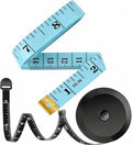 iBayam 2 Pack Tape Measure Measuring Tape for Body Fabric Sewing 60"/150cm - color: Blue&Black
