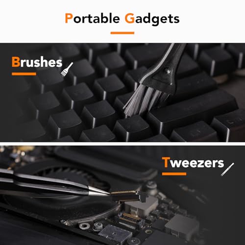 JOREST Cleaning Repair Tool Kit for PS5 PS4, with PH00 PH0 PH1 Phillips and T8 Torx Security Screwdriver set for Sony Playstation 3/4/5 Controller, Console, and Accessories, Crowbars, Tweezer, Screws - style: PS