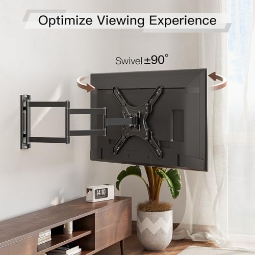 ELIVED 29.5in Long Arm TV Wall Mount for 26-60" TVs, VESA 400x400, 77 Lbs - size: Indoor Arm: 29.5"