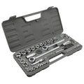 Performance Tool W1172 SAE/Metric 52-Piece Socket Set (1/4-Inch, 3/8-Inch & 1/2-Inch Drive) - size: 52-Piece (Pack of 1), style: Socket Set