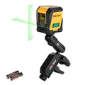 PREXISO Laser Level Green Beam, 65Ft Self Leveling Cross Line Laser Level - style: 360°Clamp