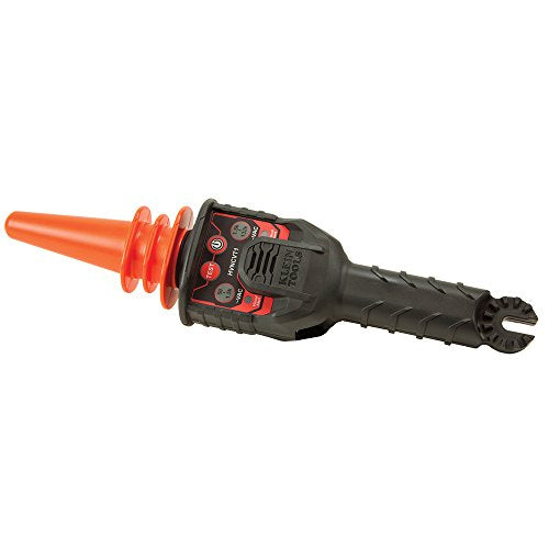 Klein Tools HVNCVT-1 Dual-Range Non-Contact High-Voltage Tester, Dual-Range, Audio/Visual Indicators, Water Resistant, with Case and Battery - style: Dual Range