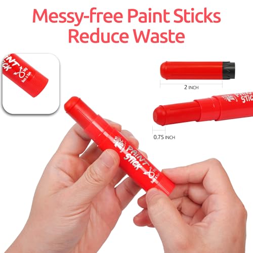 TBC The Best Crafts 12 Pastel Colors Paint Sticks - color: 12 Colors Pastel