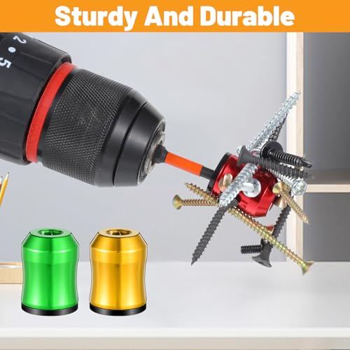 3 PCS Magnetic Screw Holder, Magnetic Screw Ring for Power Drill Bits, Hex Screwdrivers, Impact Wrench, Removable Bit Magnetizer Ring for Mechanics, Carpenter, DIY Repairs