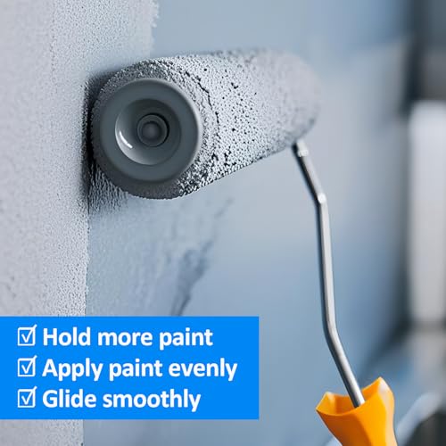 Great Andrew 3 PCS Paint Roller Covers 9 Inch, 1/2" Nap Microfiber - size: 3 PCS, 9"