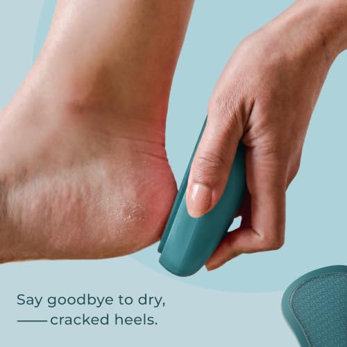 Bare August Nano Glass Foot File, Foot Callus & Dead Skin Remover, Teal - size: 1 Count (Pack of 1), style: Teal