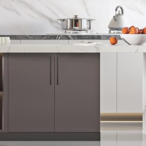 10 Pack 15 inch Matte Black Kitchen Cabinet Handles Cabinet Pulls Black Drawer Pulls Kitchen Cabinet Hardware Handles Dresser - color: Matte Black, size: 15" Hole Center（381mm）