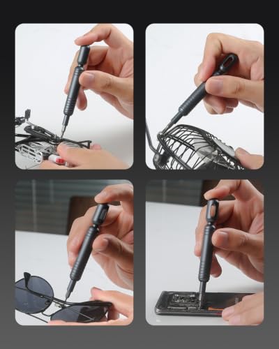 LIFEGOO 55-in-1 Precision Screwdriver Set Mini Magnetic Repair Tool Kit - color: Black