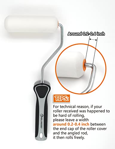 ROLLINGDOG 4 Inch Paint Roller Frame with Single Rod - color: 4" Roller Frame