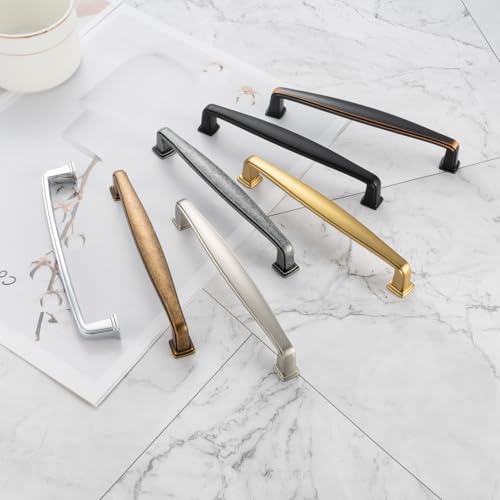 KOOFIZO 30 Pack 3 in Brushed Nickel Cabinet Pulls, Drawer Handles 1817 - color: Brushed Nickel, size: 3" CC - 30Pcs