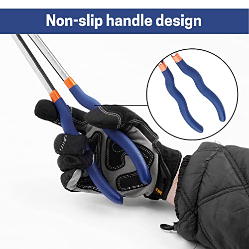 16'' Extra Long Needle Nose Pliers for Narrow and Limited Spaces - style: 16'' 45 Degree Angle
