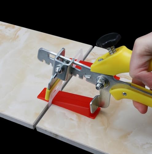 Tile Leveling System Clips- Tile Spacers Clips Tile Tools- Tile Installation Tools for Professional Ceramic Tile and Stone Installation. (4000 Clips 1/8") - size: 4000 Clips 1/8"
