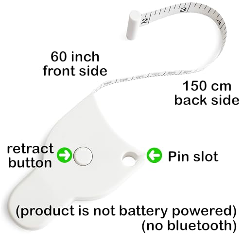 Analog Body Tape Measure - color: White