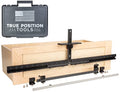 MAX Cabinet Hardware Jig - Install Long Pulls and Shelf Pin Holes - Made In USA - Hand Calibrated by True Position Tools - size: MAX