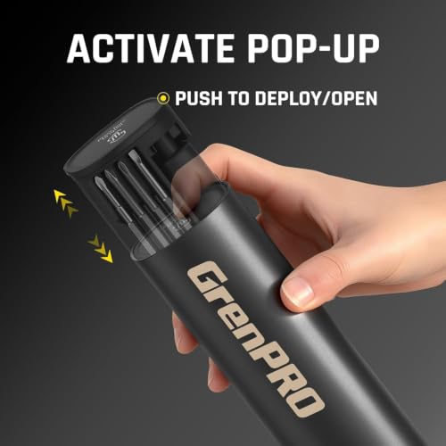 GRENPRO 78-in-1 Precision Cordless Electric Screwdriver, with LED Display - color: Gray