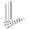DTGN #4-40x1-5/8 Phillips Flat Head Machine Screw 304 Silver 50PCS - color: Silver, size: #4-40x1-5/8"