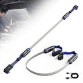WORKPRO Rechargeable Underhood Work Light, 25" Foldable Magnetic Light Bar